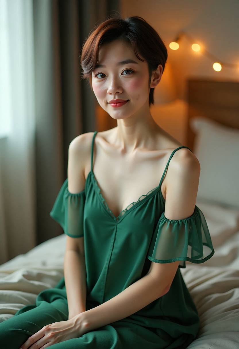 茶室中的两人